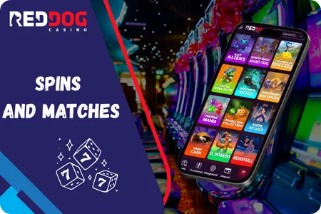 Red Dog Casino free spins and deposit match bonus offers